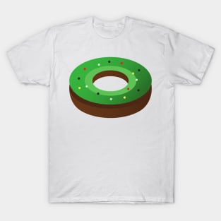 Simple Matcha Green Tea Donut with Sprinkles T-Shirt